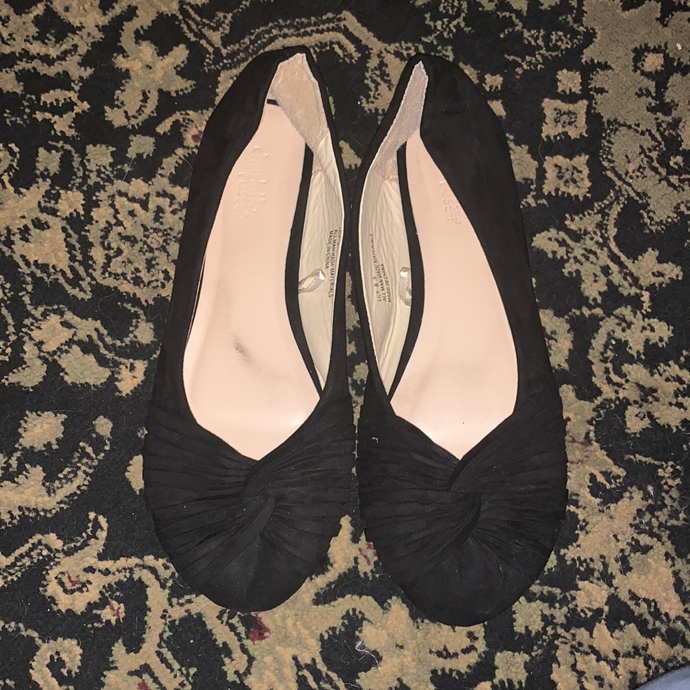 Worn once Charlotte russe lily b black flats size 8